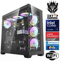 Stacionarus kompiuteris INTOP AQUA Ultra 7 265KF 16GB DDR5 1TB SSD M.2 NVME+2TB RX9060XT 16GB WiFi WIN11 (RW92523WH) (Atnaujinta)
