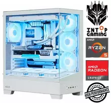 Stacionarus kompiuteris INTOP Ryzen 5 7500F 16GB DDR5 1TB SSD M.2 NVME RX9060XT 16GB no-OS (RW91683NS) (Atnaujinta)