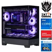 Stacionarus kompiuteris INTOP AQUA i7-14700F 32GB DDR5 1TB SSD M.2 NVME RX9060XT 16GB WIN11 (RW91600WH) (Atnaujinta)