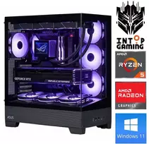 Stacionarus kompiuteris INTOP Ryzen 5 7500F 16GB DDR5 1TB SSD M.2 NVME+2TB RX9060XT 16GB WIN11 (RW91608WH) (Atnaujinta)