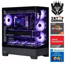Stacionarus kompiuteris INTOP AQUA Ryzen 5 7500X3D 64GB DDR5 1TB SSD M.2 NVME+2TB RX9060XT 16GB WIN11Pro (RW92441) (Atnaujinta)