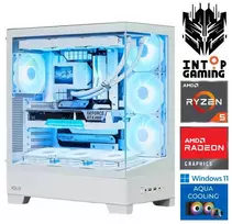 Stacionarus kompiuteris INTOP AQUA Ryzen 5 7500X3D 16GB DDR5 1TB SSD M.2 NVME+2TB RX9060XT 16GB WIN11Pro (RW92457) (Atnaujinta)