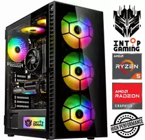 Stacionarus kompiuteris INTOP Ryzen 5 5600X 16GB 1TB SSD M.2 NVME RX9060XT 16GB no-OS (RW93297NS) (Atnaujinta)