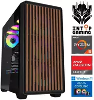 Stacionarus kompiuteris INTOP AQUA Ryzen 5 7500X3D 64GB DDR5 1TB SSD M.2 NVME RX9060XT 16GB WIN11Pro (RW92474) (Atnaujinta)