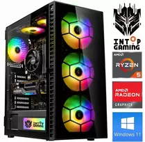 Stacionarus kompiuteris INTOP Ryzen 5 5600X 32GB 1TB SSD M.2 NVME+2TB RX9060XT 16GB WIN11 (RW93330WH) (Atnaujinta)