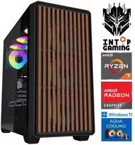 Stacionarus kompiuteris INTOP AQUA Ryzen 7 7700X 64GB DDR5 1TB SSD M.2 NVME RX9060XT 16GB WIN11Pro (RW92306) (Atnaujinta)