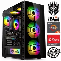 Stacionarus kompiuteris INTOP Ryzen 5 7500F 16GB DDR5 1TB SSD M.2 NVME RX9060XT 16GB no-OS (RW93369NS) (Atnaujinta)