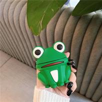 Creative cute frog AirPods Pro1 Apple Bluetooth headset case 1/1/1 generation cartoon case AirPods Pro3(2025) green
