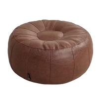 Round Pumpkin Pouf Cover Non-Slip Storage Leg Bench Multi-functional Leather Pouf  Clothes Storage ruda