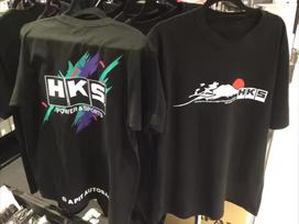 HKS T-Shirt Car Enthusiasts Drifting Drag JDM Men's and Women's Same Round Neck Cotton T-shirt Motorcycle Street T-shirt 150 black