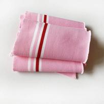 Ribs 14*86 cm Fine Tattoo Stretch Striped Knitted Fabrics for Sewing Cuffs, Belt Neck Straps, Jacket Bottom 86cmx14cm rožinė