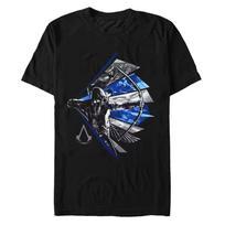 2026 Art Black Flag Assassins Creed Game Casual T-Shirt Cotton Graphic Tee Men Women Summer Streetwear 140 gray