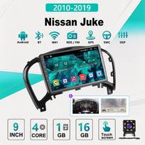 2Din Android Car-Play Car Radio,Nissan Juke 2010-2019,Multimedia Player Head Unit Stereo GPS Navigation BT WIFI,2+32GB 1+16GB,A juoda