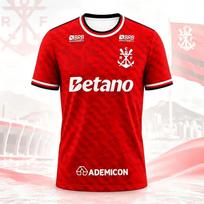 2026 New Flamengo 3D Football Jersey Men Summer Sports Football Fans Fashion T-shirt Breathable Quick Drying Clothing Unisex 130 red