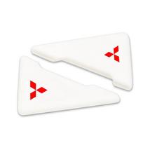 Silikoninis automobilio durelių kampo apsaugas Bamperio Anti-Scratch Protector Mitsubishi ASX Lancer Pajero Outlander L200 Lancer EX Pajero balta