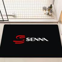 A-Ayrton S-Senna logo Door Mat Washable Non-Slip Living Room Sofa Chairs Area Mat Kitchen Doormat Area Rug 40cmx60cm white