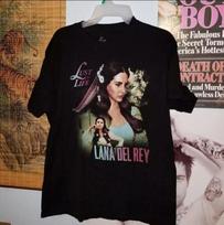 Lana Del Rey Ray Lust for Life To The Moon 2017 M. T-shirt AHN00518 XXL black