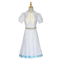 Anime BEASTARS Cosplay Haru Rabbit Short Sleeve Cosplay Costumes Halloween Christmas Party Sets Uniform Suits Headwear Socks M white