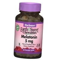 Melatoninas, Melatoninas 5, Bluebonnet Nutrition 60 tabl Avietė (72393004) 60tab Raspberry