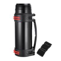 Termoso butelis 2/3/4L Vakuuminis nerūdijančio plieno arbatos butelis vandens puodelio puodelis Šilumos termosas 2000ml juoda