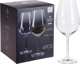Vyno taurių komplektas Atmosfera, kristalinas, 0.52 l, 4 vnt.