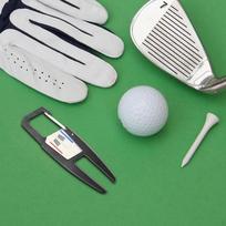 Multifunctional Golf Divot Tool Alloy Putting Green Fork for sidabras