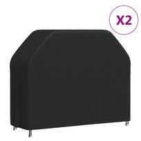 vidaXL Kepsninių uždangalai, 2vnt., 162x61x122cm, 420D oksfordas