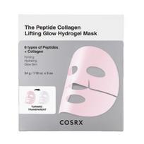 COSRX The Peptide Collagen Lifting Glow Hydrogel Mask Firming & Radiance Care (3 Sheets) white