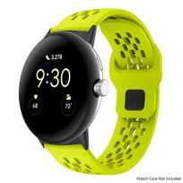 Breathable Sports for Google Pixel Watch 4 3 45mm 41mm Silicone Band Strap For Pixel 2 1 41mm Smartwatch Replacement Soft Bracel For Pixel 4 41MM black