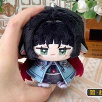 10cm Zenless Zone Zero Plush Von Lycaon Billy Lighter ZZZ Plush Belle Dolls Bag Pendant Keychain Gift 10CM black