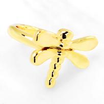 2025 UNO de 50 Shiny Dragonfly Ring - Exquisite Women's Gift Size 7 beige