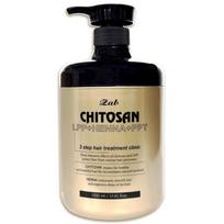 Monalisa Jav Chitosan LPP Henna Triple Action Treatment Damaged Hair Pack 1L 3 pcs beige