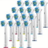 4/12/16/20 Pcs Replacement Toothbrush Heads Compatible with Oral-B Braun Professional Electric Toothbrush Heads Brush Heads white