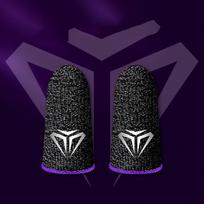 Mobile Games  Finger Sleeve Fingertip Gloves Gaming Finger Cover Thumb Gloves violetinė