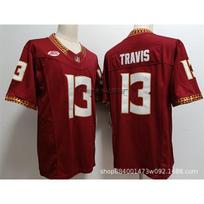 Seminole Football Jersey Mens Cotton Blend Team Sport Uniform With Embroidered College Fan Wear XXL black