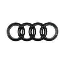 4 Rings ABS Car Front Hood Emblem Bonnet Logo Rear Logo for Audi A3 A6L A72 A4 A5 Q3 Q5 Q7 Q8 Q2L Rear 177mm