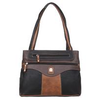 Charm&Shape Medium Women' Shoulder Bag Choco black