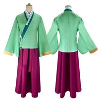 Anime Maomao Cosplay Kostiumas Vaistininko Dienoraščiai Kimono Mao Mao Uniformos Apranga Helovinas Karnavalo Šventė Moterims M blue