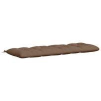vidaXL Suoliuko pagalvė VIANEN 100% poliesteris Taupe 180 x 60 x 12 cm