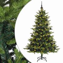 vidaXL Dirbtinė Kalėdų eglutė su burbulais 210 cm 300 LED Šilta balta