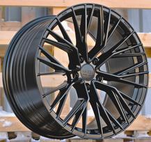 Ratlankis HAXER HX024F R20x9 5x112 ET 35 CB 66.6 (Black Half Matt) (900 kg)