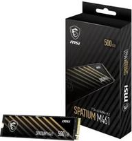 SSD MSI SPATIUM M461  500GB M.2 PCI Express 4.0 NVMe Yes Write speed 1700MB/s Read speed 4700MB/s MTBF 1500000 h 110xTBW rating Box S78-440K260-P83 S78-440K260-P83 | 4711377062398