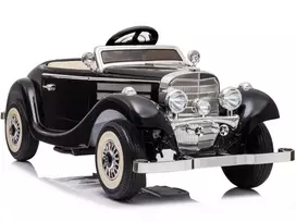 LEAN Cars Mercedes-Benz 540K vaikiškas elektromobilis, juodas