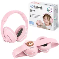 Apsauginės vaikiškos ausinės Kidwell ORSO 2in1 (rožinė)