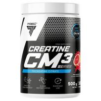 „Trec Creatine CM3“, kreatino citrato milteliai, rausvosios greipfruto skonio – 500 g