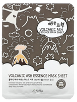 ESFOLIO Pure Skin Volcanic Ash Essence, giliai valanti lakštinė veido kaukė, 1 vnt.
