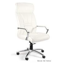 EKO odos balta profesionali ergonominė biuro kėdė | Stilinga ofiso kėdė | Balta