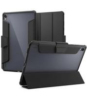 Juodas atverčiamas dėklas Samsung Galaxy Tab S12 Plus 12.6 planšetei "Spigen Ultra Hybrid PRO"