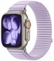 Purpurinė apyrankė Apple Watch 8 / 9 / 10 / 11 / 12 / SE / Ultra (44 / 45 / 46 / 49 mm) "Tech-Protect NylonLoop"