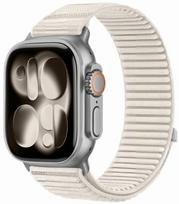 Smėlio spalvos apyrankė Apple Watch 8 / 9 / 10 / 11 / 12 / SE / Ultra (44 / 45 / 46 / 49 mm) "Tech-Protect NylonLoop"